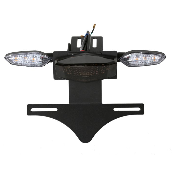 BAVETTE Moto Avec Mini Feu stop Intégrer Beta Gilera Sherco Derbi Supermotard eB