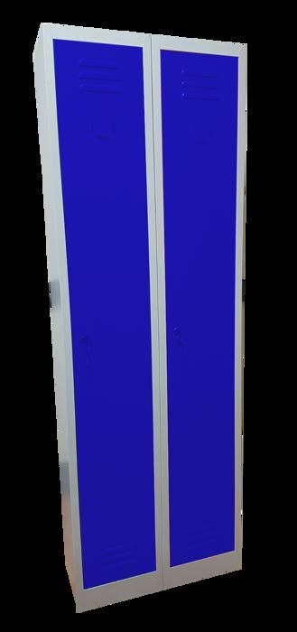 Armoire Dressing en métal 60x30x180h Série Alignable. Couleur BLEU Armoire Dressing en métal 60x30x180h Série Alignable. Couleur BLEU