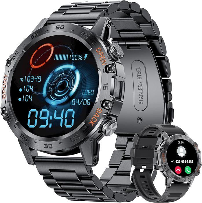 Montre intelligente Bluetooth avec suivi fitness - Test et Avis