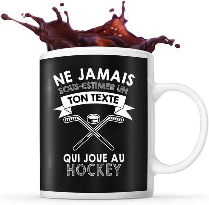 Mug Hockey Prénom Métier Âge Personnalisable Tasse Drôle Pour