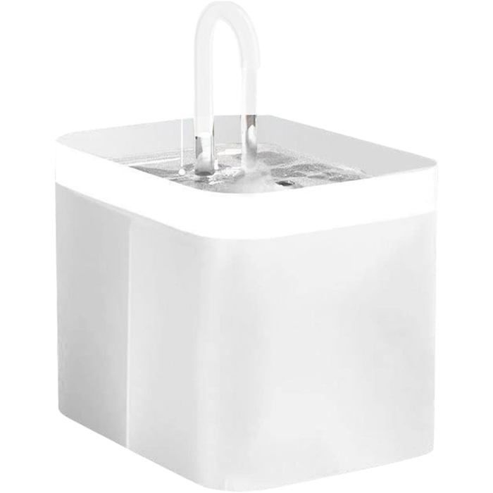 Comparer les prix de ®RisingFF Fontaine à eau pour chat 15 L ultra silencieuse alimentée par USB pompe à eau à 3 vitesses (blanche)