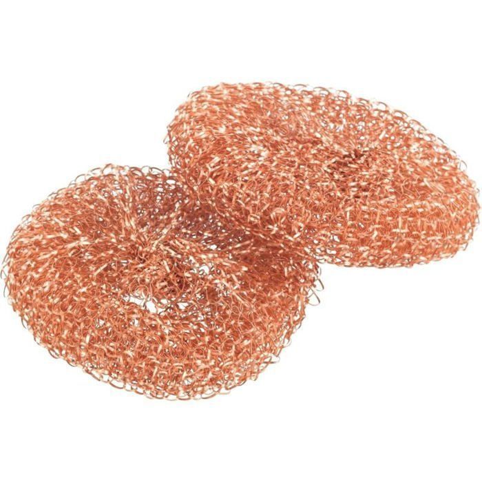 Lot de 6 Eponge Cuivre grattoir vaisselle Cobiéponges en cuivre pour un nettoyage doux contre les salissures pour lac QIEDOVIEY