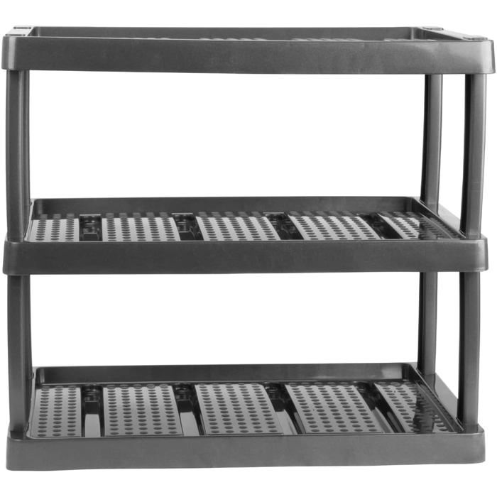 ARTECSIS Étagère à Chaussures 3 Niveaux Modulable Blanc - 53x47,5x36,5cm ARTECSIS Étagère à Chaussures 3 Niveaux Modulable Blanc - 53x47,5x36,5cm