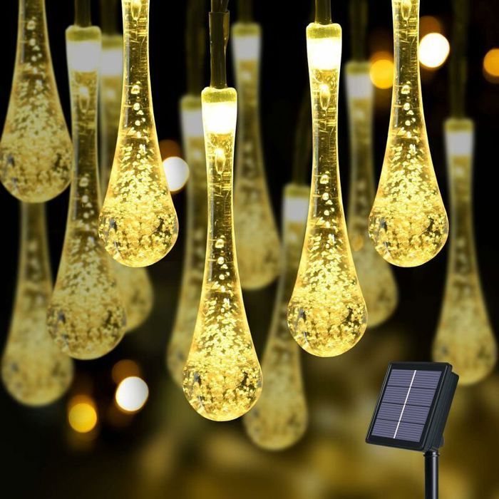 Guirlande lumineuse solaire - PZCC - PZCC - 100 LED - 12 m - IP65 étanche