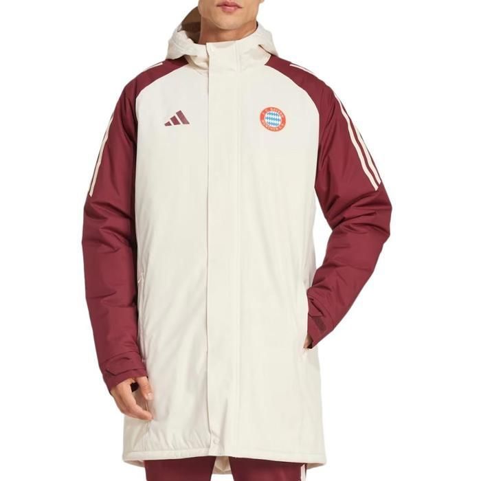 Parka de stade Beige Homme FC Bayern Tiro 24 Parka de stade Beige Homme FC Bayern Tiro 24