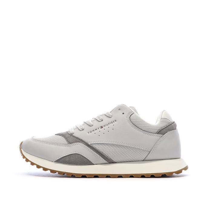 Baskets Gris Clair Homme Tommy Hilfiger New Runner Eva Baskets Gris Clair Homme Tommy Hilfiger New Runner Eva