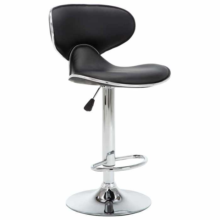 Winter SaleTabourets de bar - Sièges de Bistro/Meuble de bar - lot de 2 - pour 2 personnes - s noir similicuir(50 x 46 x (87-108)