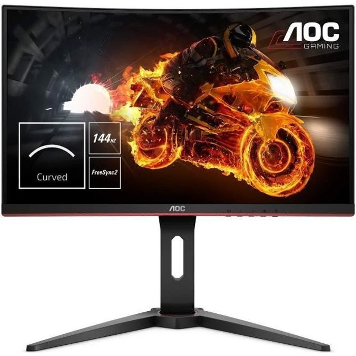 Ecran Gamer AOC Q27G2U/BK - QHD 144hz 1ms - FreeSync Premium - Cdiscount  Informatique