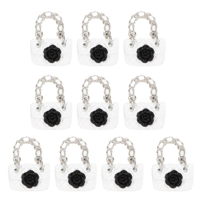 Atyhao sac de poup?�e miniature 10 pi?�ces sac Miniature r?�aliste exquis d?�coratif Mini sac en 