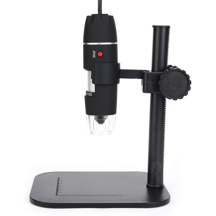 Microscope USB Numérique HOMSFOU - Grossissement 0x-1600x - Pour Observation Maison, Labo, Soudure...