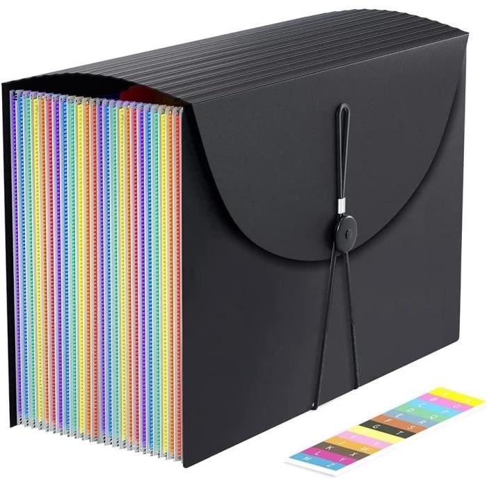 Trieur Extensible Classeur Portable A6 Accordéon Organisateur De Document Avec 13 Compartiments Portable Chemise Trieur Plastique Pour Carte Reçu Facture Chèque
