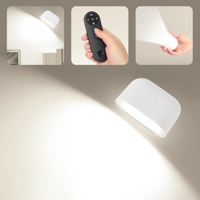 Lampe Murale Flexible Tofficu 360 – LED Blanche Chaude, Col De Cygne Réglable, Alimentation USB, Pour Salon Ou Chambre