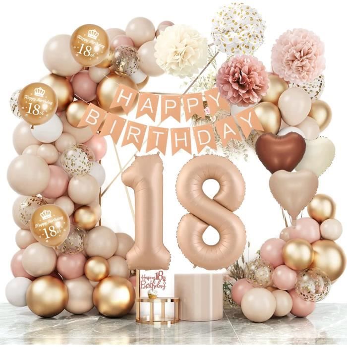 Ballons Funky Cake Thème Anniversaire - Déco Fournitures Fête (16, 13 Ans, Hippie)