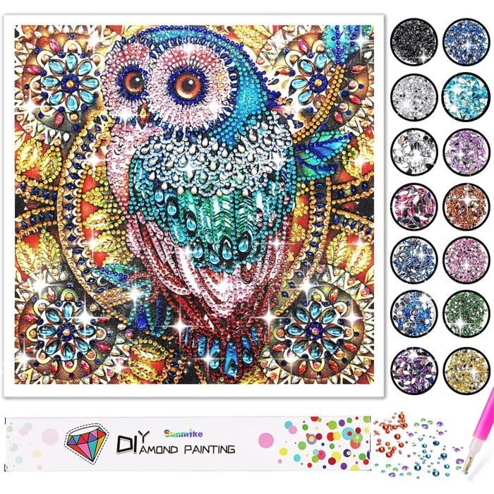 Kit de Diamond Painting - Tarjeta de Felicitación - Baby Unicorn - Diamond Dotz