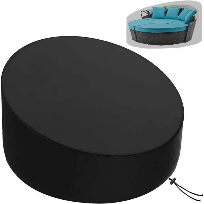 Housse De Protection Canapé-lit Rond Jardin Imperméable Couverture De Lit De Jardin Rond Housse Pour Lit De Jardin Avec Manipuler Tissu Oxford Housse Lit De Jardin Ronde 190x9050cm 89026633