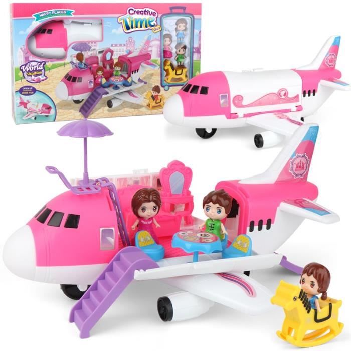 Jouets Pour Enfants Avion Jouet Éducatif Gros Avion De Ligne Inertiel 17  Pièces Ensemble Modèle Plan D'assemblage Bricolage - Cdiscount Jeux - Jouets