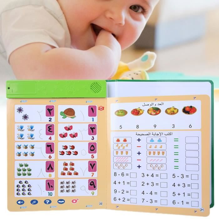 AIZ Jouet éducatif arabe de lecture de livre sonore arabe pour enfant ...