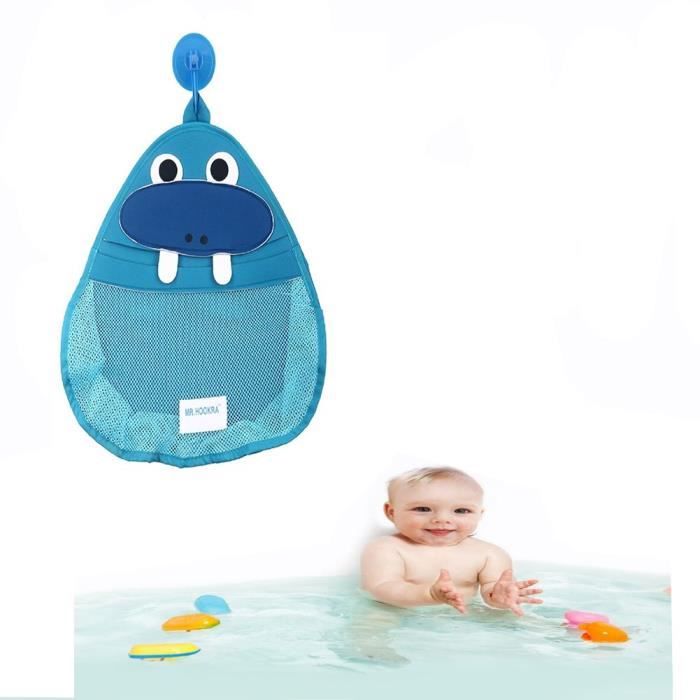 organisateur de rangement pour jouets de bain rangement pour salle de bain filet de rangement rangement pour bain bleu bleu cdiscount pret a porter