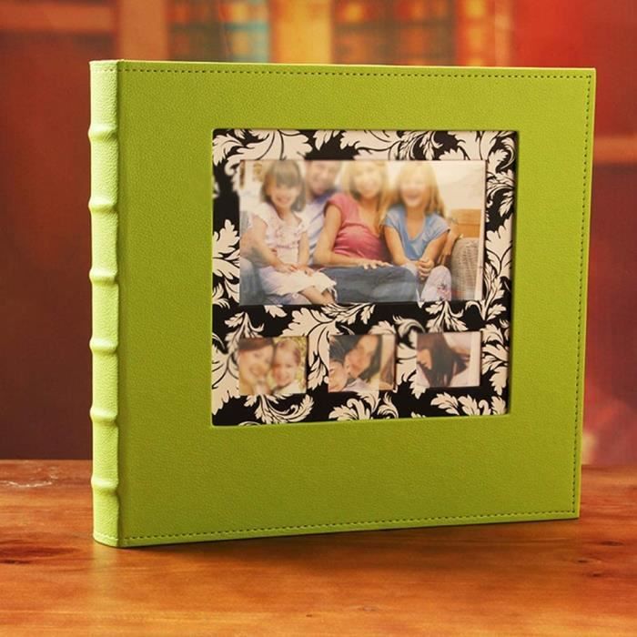 Album photo vierge, Album Fait Main Bricolage Livre de mémoireGrand Format 720 Photos protège