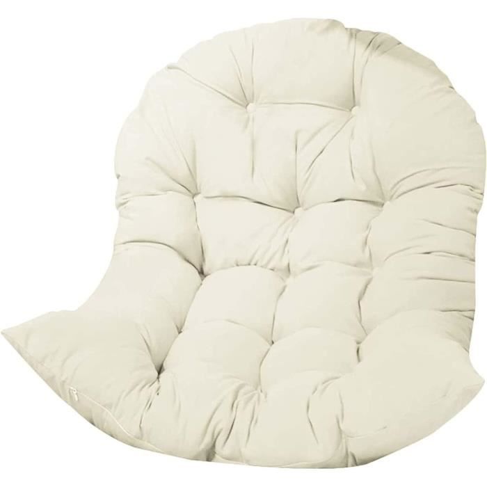 Coussin Rond Pour Chaise Papasan, Balançoire Ou Hamac – Taille 50x50 Cm, Couleur Khaki