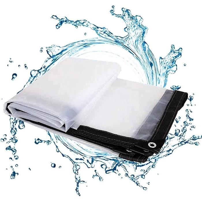 Bâche De Protection Polyéthylène DFL – Œillets, étanche, Pour Extérieur, Plusieurs Tailles