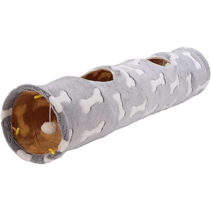 Lit Tunnel Pour Chat - Tunnel En Peluche Pour Intérieur | Tunnel Et Lit