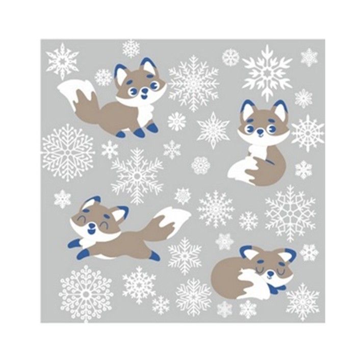 Serviettes En Papier Nouvel An 2026 Motif Renne Et Cerf - Lot De 20 Pour Décoration De Table Ou Activités Créatives