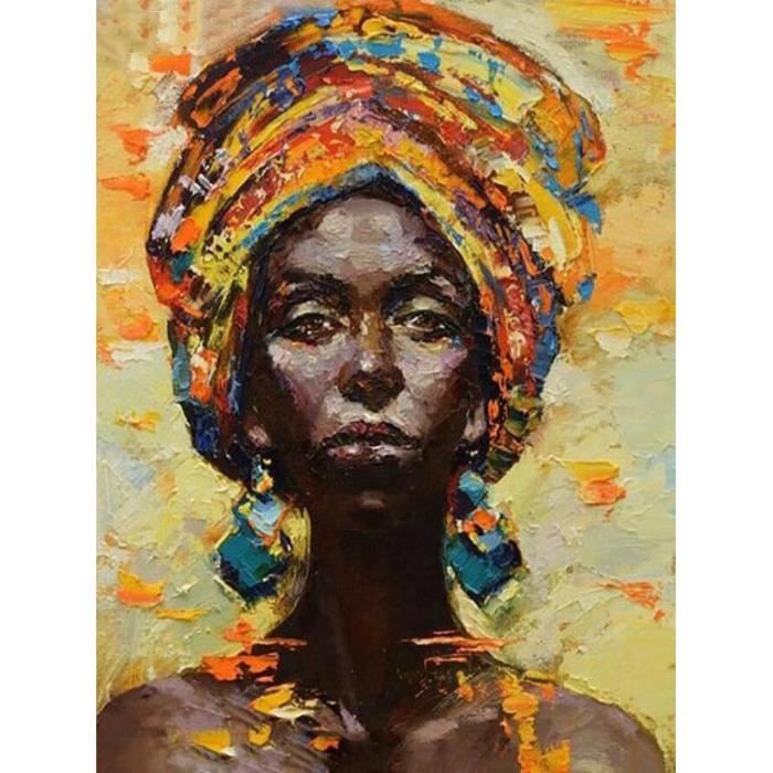 AZQSD plein carré perceuse diamant peinture femme africaine artisanat  broderie poi - Modèle: 2940 50x70cm Square Drill - TJQZA40039 - Achat /  Vente tableau - toile - Cdiscount