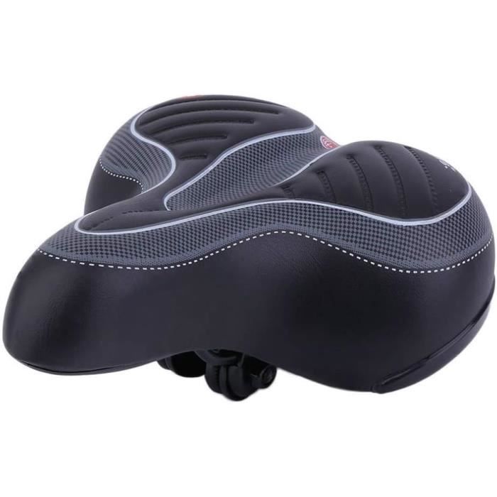 Coussin De Selle De Vélo Confortable Avec Mousse Mémoire De Forme - Imperméable, Universel, Noir, Neuf