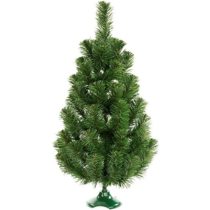 Sapin de Noël artificiel 60 cm vert Cdiscount Maison