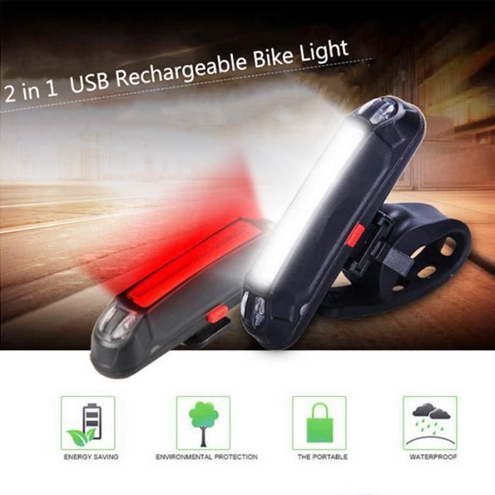 Bazaar V/élo sans c/âble LED feu arri/ère de frein de v/élo feu arri/ère imperm/éable /à leau