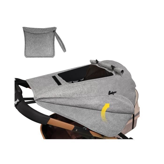 Protection solaire poussette deals double