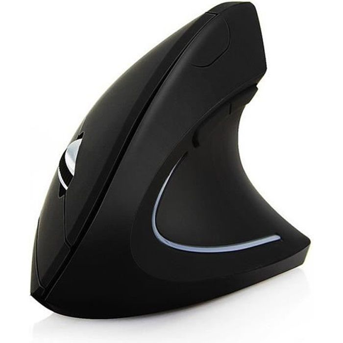 Ordinateur pratique créatif souris sans fil verticale aileron de requin cool ergonomique confortable (batterie)
