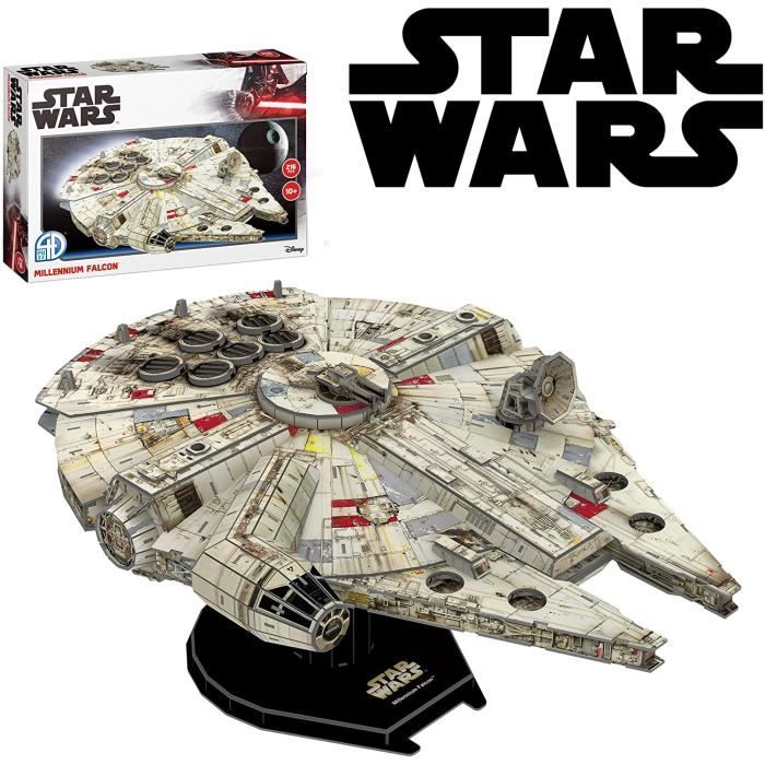 Puzzle 3D Star Wars - Faucon Millenium - WORLDBRANDS - 216 pièces -  Assemblage sans colle - Cdiscount Jeux - Jouets