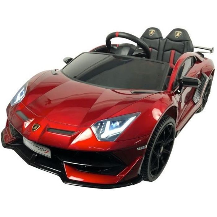 FINOOS Voiture Eléctrique enfant 12 V Aventador pour Enfants Parentale