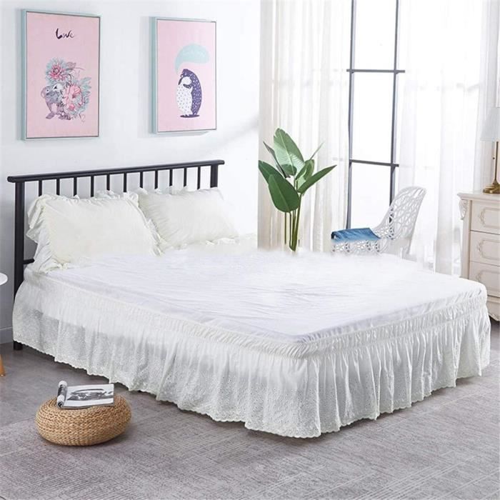 Jupe de lit double new arrivals