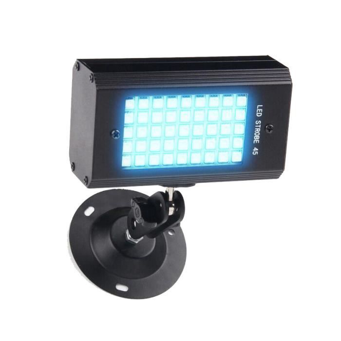 Effets de scène,Lumière stroboscopique RGB 7 couleurs 45,son DJ Disco