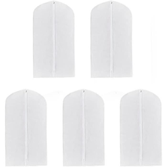 5X Housse de Vêtement Anti-Poussière Sac de Rangement Manteau Complet Couverture Pochette Transparent Pliable Suspendu 211 5X Housse de Vêtement Anti-Poussière Sac de Rangement Manteau Complet Couverture Pochette Transparent Pliable Suspendu 211