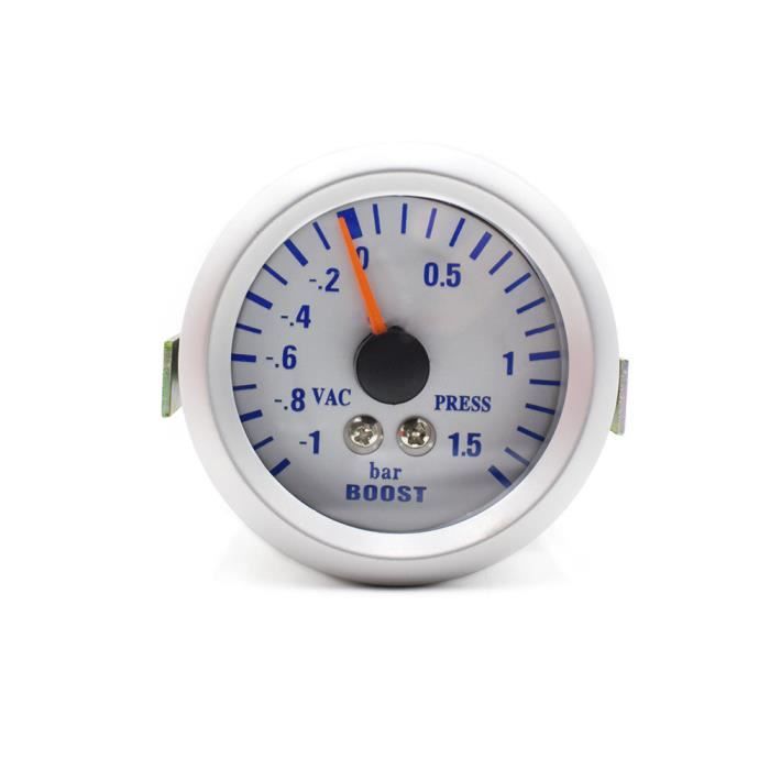 Boost Gauge Bar manometre turbo 52mm jauge de suralimentation Psi Bar