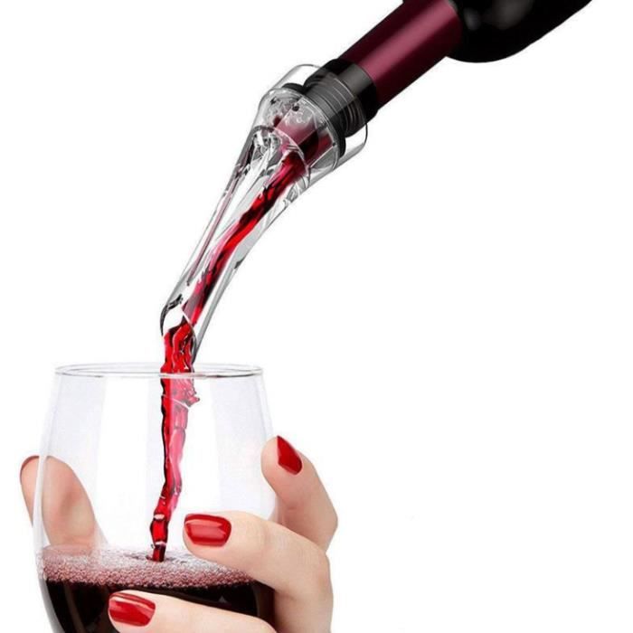 Accessoire Dégustation Vin Carafe à Vin Décanter En Verre Avec Aérateur - Pour Un Vin Plus Goûtu Décanter Magic Carafe Filtrante