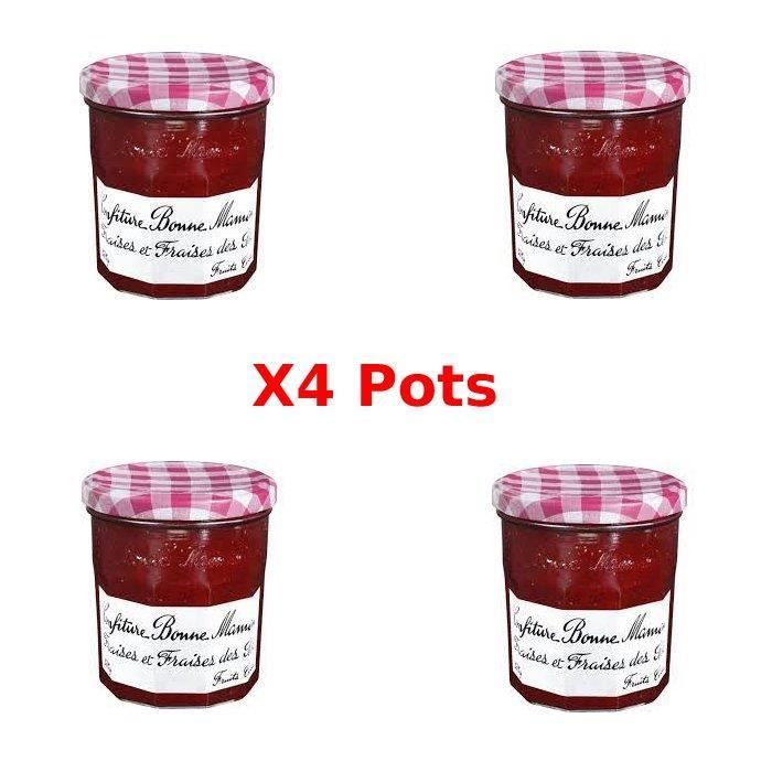 Bonne Maman Confiture Bonne Maman fraises et fraises des bois 370gr