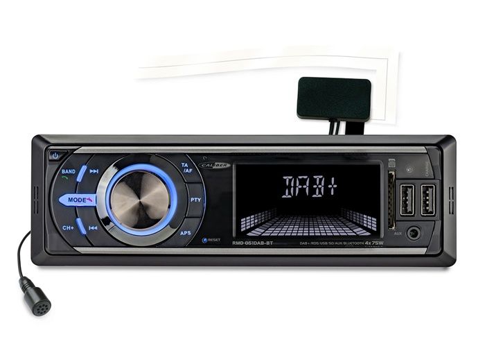 Autoradio - DAB+ - FM - Bluetooth - Noir (RMD051DAB-BT)