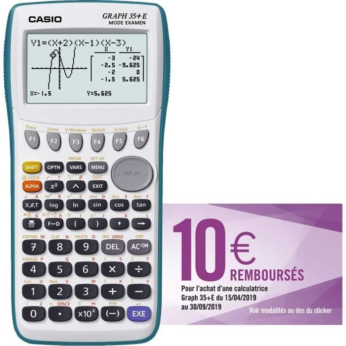 Casio Graph 35+ E Calculatrice graphique USB - Cdiscount Beaux