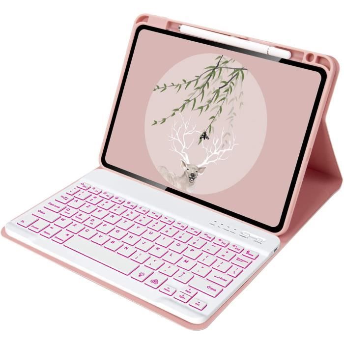 Housse IPad Air 5ème/4ème Génération 2022/2020 - Motif étoile De Mer Océan - Protection Cuir PU Avec Support