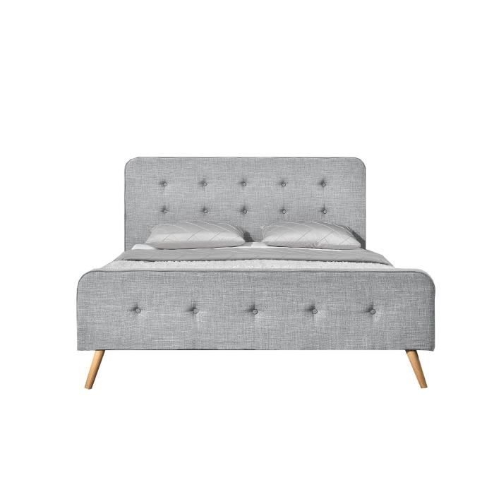 Cadre de lit bois 160x200 - Achat / Vente pas cher