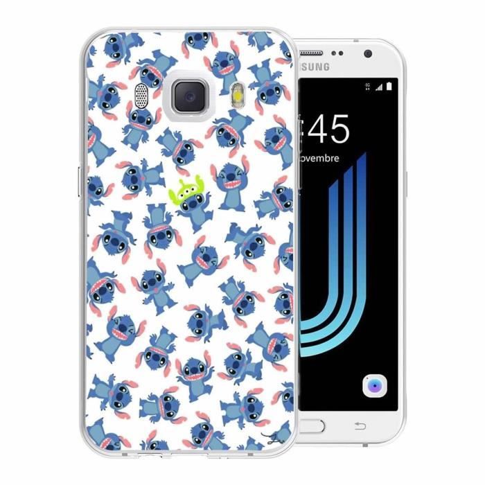 B olie Pikken het spoor Coque Pour Samsung Galaxy J7 2016 J710 Small Petit Stitch Design Souple TPU  Silicone - Cdiscount Téléphonie