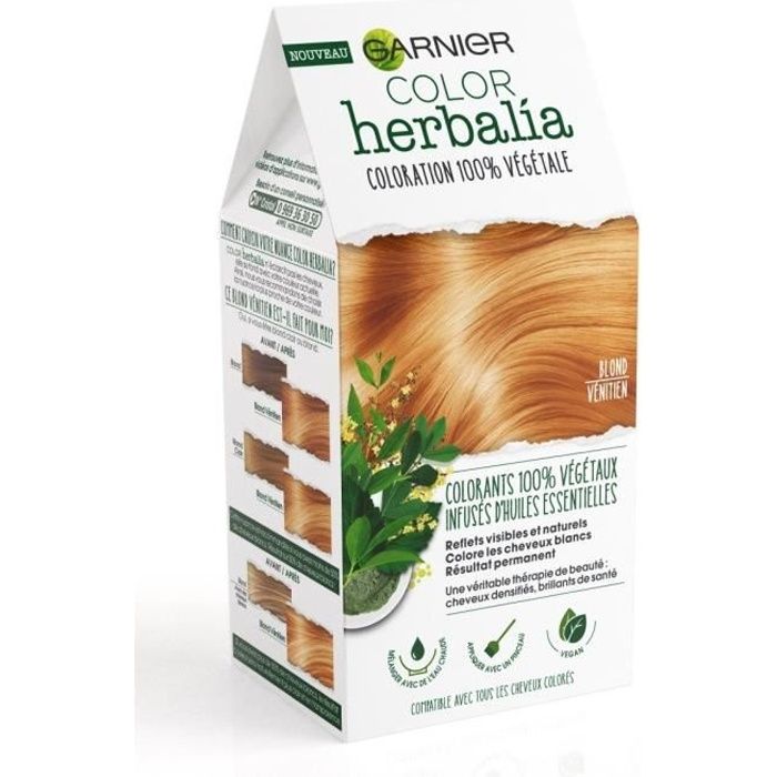 Venitien Qui A Prefere La Peinture A La Teinture Garnier Coloration Color Herbalia Blond Venitien Achat Vente Coloration Coloration Blond Venitien Cdiscount
