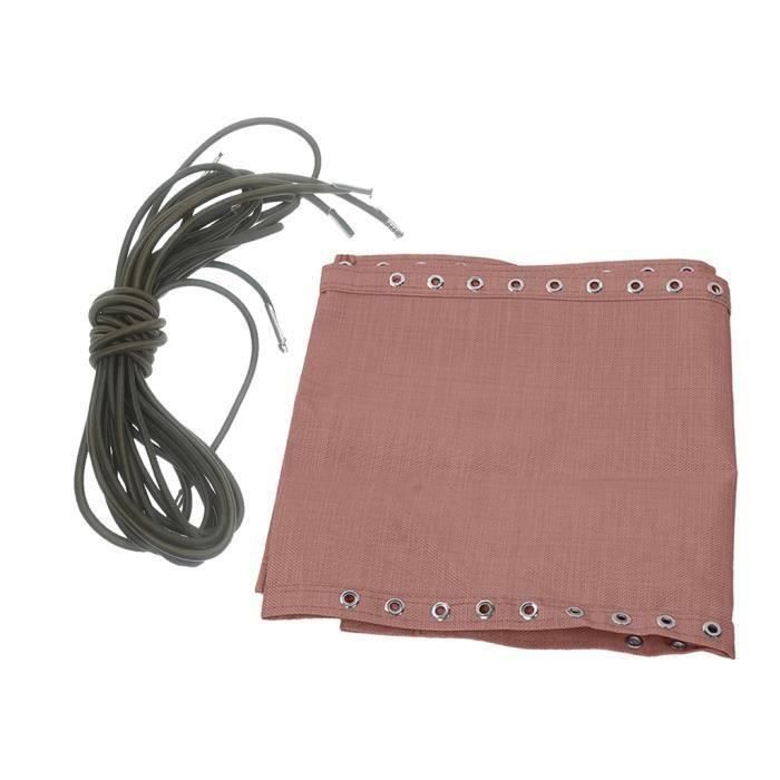 Tissu De Rechange Pour Chaise Longue Extérieur - 160x48 Cm, Respirant, Avec Sanglestockées - Marron