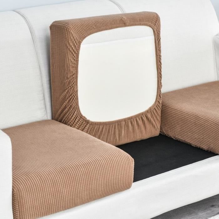 Housse extensible pour coussin de canapé en forme de L en velours pour salon Color 2 Color 2 N3 150 190cm 1pc