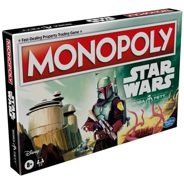 Monopoly Star Wars - Édition Boba Fett (Hasbro) - Jeu de société 2-4 joueurs